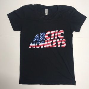 🇺🇸RARE ARCTIC MONKEYS 2013 Band Tee ❤️🤍💙🎶